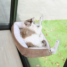 Load image into Gallery viewer, Zakkart Foldable Cat Hammock for Window with Bolster
