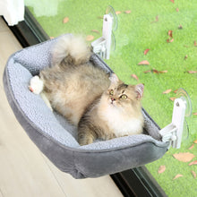 Load image into Gallery viewer, Zakkart Foldable Cat Hammock for Window with Bolster
